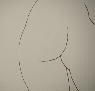 Alain BONNEFOIT : Nu déhanché, Lithographie originale (photo de détail 6) - Crédit photo : Galerie Art.Paris