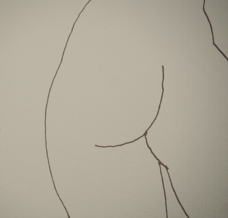 Alain BONNEFOIT : Nu déhanché, Lithographie originale (photo de détail 6) - Crédit photo : Galerie Art.Paris