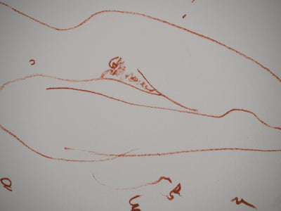 Alain BONNEFOIT : Nu allongé, Lithographie originale (photo de détail 7) - Crédit photo : Galerie Art.Paris
