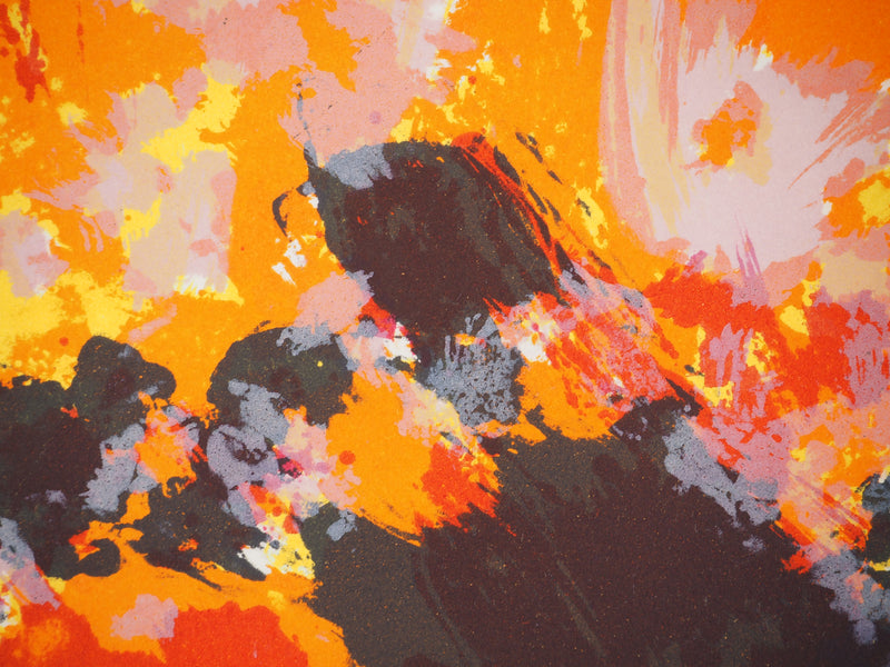 Maurice Élie SARTHOU : Paysage explosive , Lithographie originale (photo de détail 4) - Crédit photo : Galerie Art.Paris