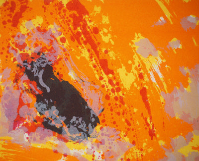Maurice Élie SARTHOU : Paysage explosive , Lithographie originale (photo de détail 5) - Crédit photo : Galerie Art.Paris