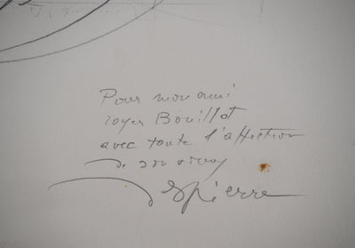 Jacques DESPIERRE : Portrait de José Artur, Dessin original (photo de détail 3) - Crédit photo : Galerie Art.Paris