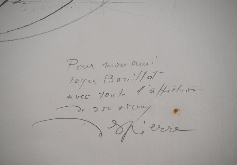 Jacques DESPIERRE : Portrait de José Artur, Dessin original (photo de détail 3) - Crédit photo : Galerie Art.Paris