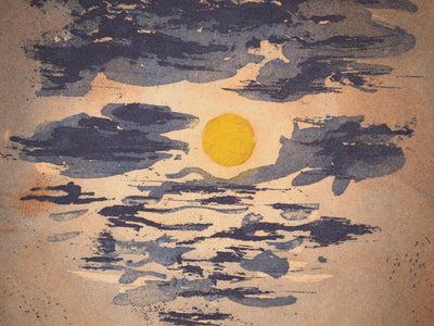 Jacques Jean Joachim RIGAL : Lumières sur la mer, Lithographie originale (photo de détail 5) - Crédit photo : Galerie Art.Paris