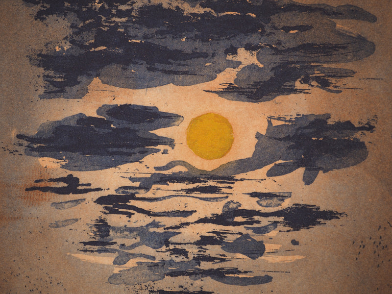 Jacques Jean Joachim RIGAL : Lumières sur la mer, Lithographie originale (photo de détail 7) - Crédit photo : Galerie Art.Paris