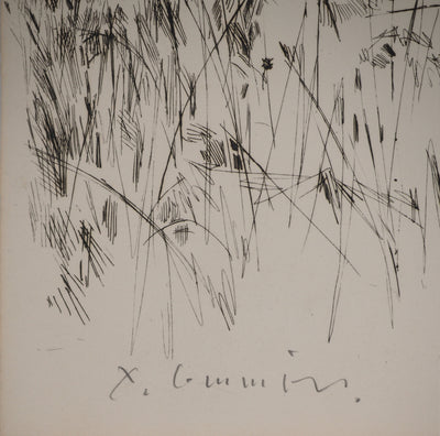 Yves-Jean COMMERE : Le champs à l'arbre, Gravure originale (photo de détail 3) - Crédit photo : Galerie Art.Paris