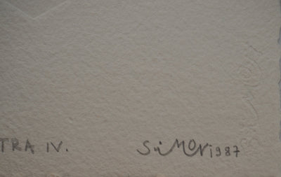Blaise SIMON BALAZS : Hexagone,, Gravure originale (photo de détail 3) - Crédit photo : Galerie Art.Paris