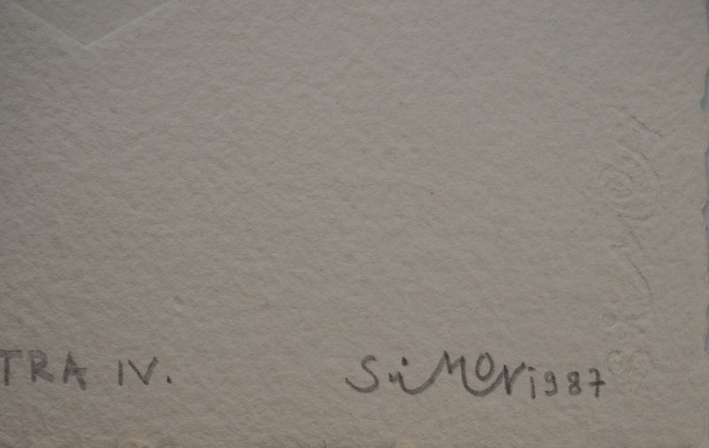 Blaise SIMON BALAZS : Hexagone,, Gravure originale (photo de détail 3) - Crédit photo : Galerie Art.Paris