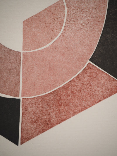 Blaise SIMON BALAZS : La colombe hexagonale, Gravure originale (photo de détail 6) - Crédit photo : Galerie Art.Paris