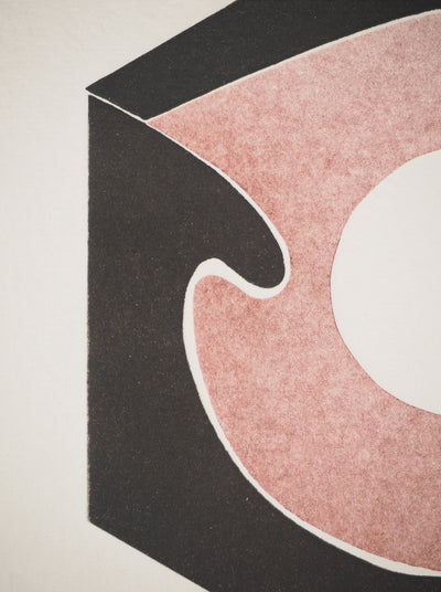 Blaise SIMON BALAZS : La colombe hexagonale, Gravure originale (photo de détail 7) - Crédit photo : Galerie Art.Paris