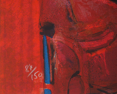 Paul AMBILLE : L'orchestre rouge, Lithographie originale (photo de détail 3) - Crédit photo : Galerie Art.Paris