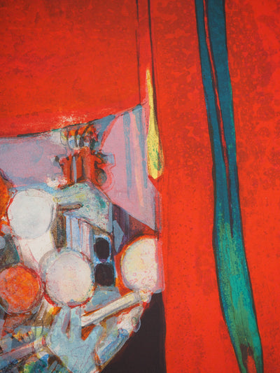 Paul AMBILLE : L'orchestre rouge, Lithographie originale (photo de détail 5) - Crédit photo : Galerie Art.Paris