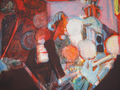 Paul AMBILLE : L'orchestre rouge, Lithographie originale (photo de détail 6) - Crédit photo : Galerie Art.Paris