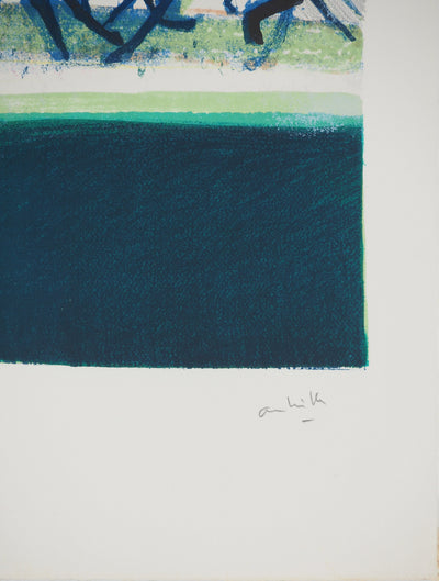 Paul AMBILLE : Course de chevaux, Lithographie originale (photo de détail 3) - Crédit photo : Galerie Art.Paris