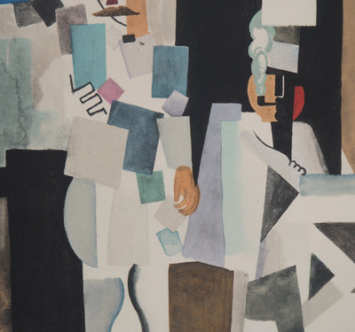 Roger DE LA FRESNAYE : Après le défilé (Hommage à Fernand Léger), Lithographie originale (photo de détail 6) - Crédit photo : Galerie Art.Paris