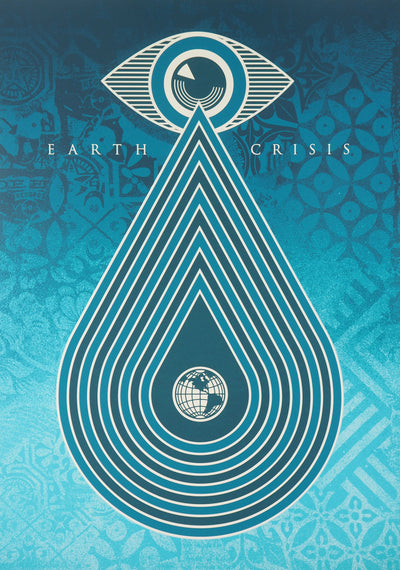 Shepard FAIREY (Obey) : Earth Crisis, Sérigraphie originale signée
