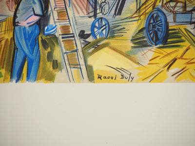 Raoul DUFY : Les Moissonneurs, Lithographie originale (photo de détail 3) - Crédit photo : Galerie Art.Paris