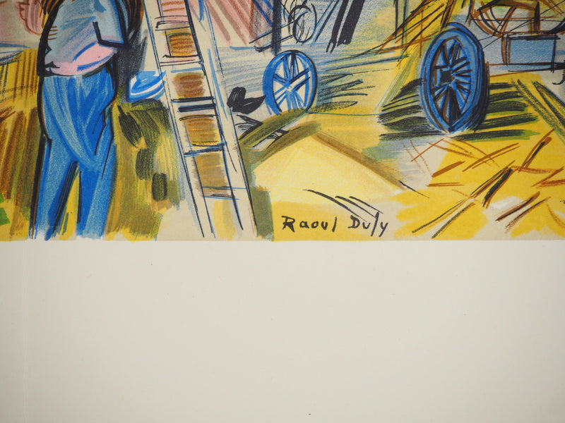 Raoul DUFY : Les Moissonneurs, Lithographie originale (photo de détail 3) - Crédit photo : Galerie Art.Paris