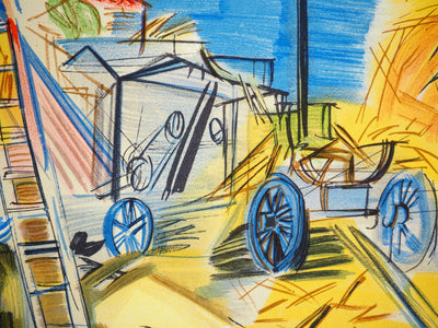 Raoul DUFY : Les Moissonneurs, Lithographie originale (photo de détail 6) - Crédit photo : Galerie Art.Paris