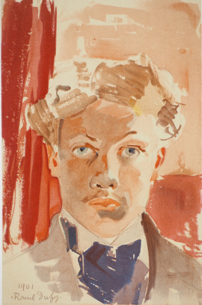 Raoul DUFY : Autoportrait, Lithographie originale (photo de détail 2) - Crédit photo : Galerie Art.Paris