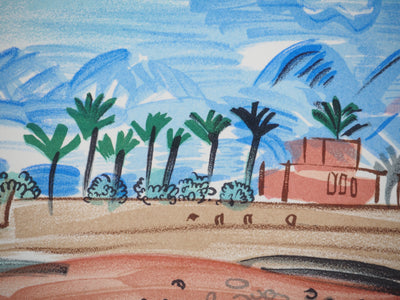 Raoul DUFY : Au Maroc, Lithographie originale (photo de détail 5) - Crédit photo : Galerie Art.Paris