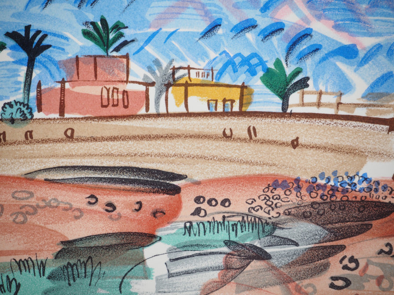 Raoul DUFY : Au Maroc, Lithographie originale (photo de détail 6) - Crédit photo : Galerie Art.Paris