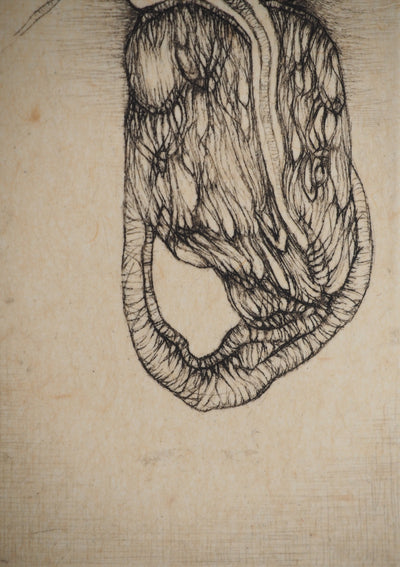 Fred DEUX : Petit manuel : L'ami de l'homme, Gravure originale (photo de détail 4) - Crédit photo : Galerie Art.Paris