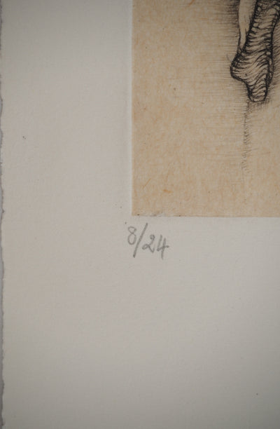Fred DEUX : Petit manuel : A main nu, Gravure originale (photo de détail 6) - Crédit photo : Galerie Art.Paris