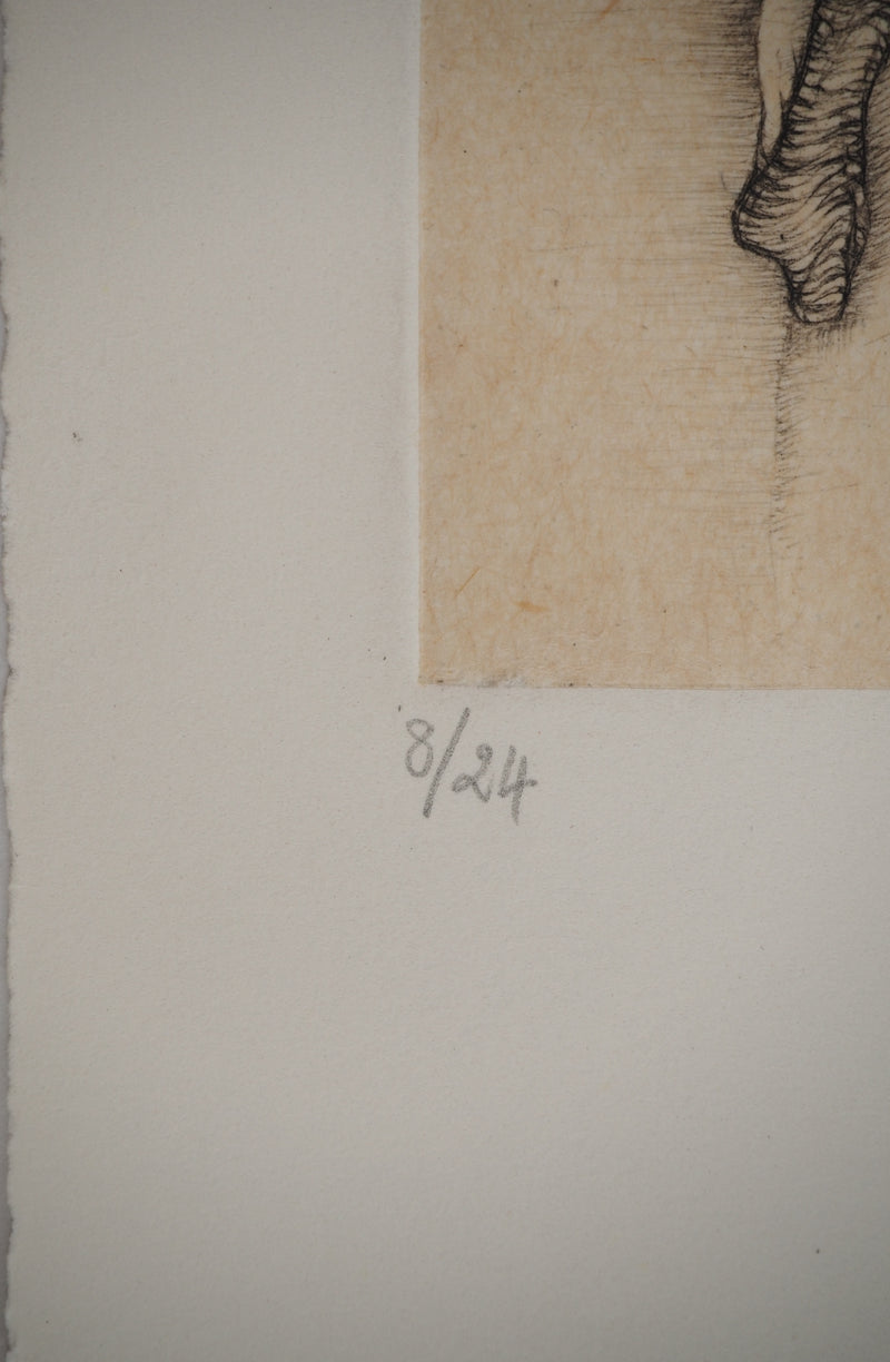 Fred DEUX : Petit manuel : A main nu, Gravure originale (photo de détail 6) - Crédit photo : Galerie Art.Paris