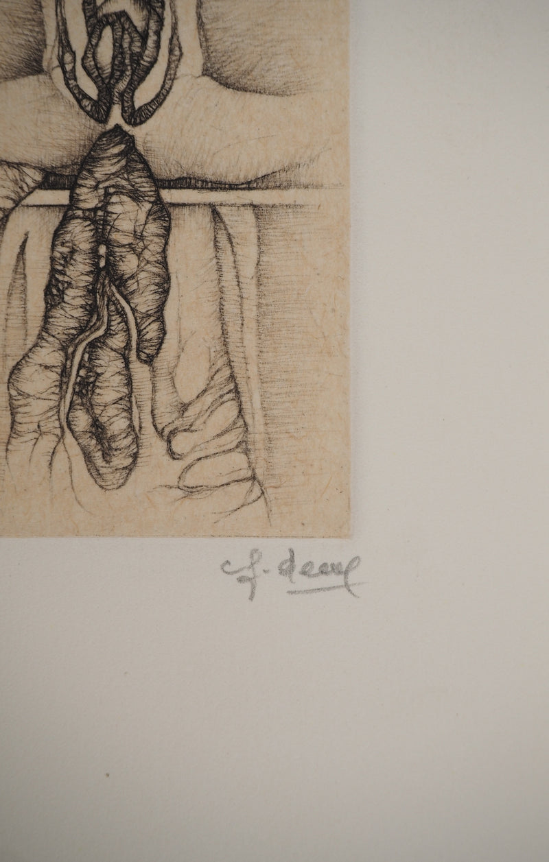 Fred DEUX : Petit manuel : De la pointe du crayon, Gravure originale (photo de détail 6) - Crédit photo : Galerie Art.Paris