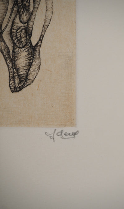 Fred DEUX : Petit manuel : Le nom de la chair, Gravure originale (photo de détail 2) - Crédit photo : Galerie Art.Paris