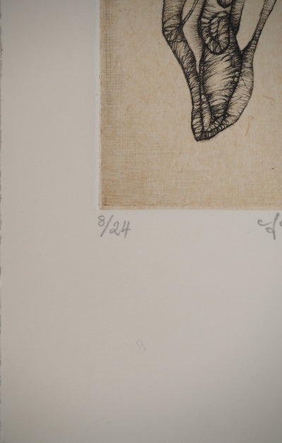 Fred DEUX : Petit manuel : Le nom de la chair, Gravure originale (photo de détail 6) - Crédit photo : Galerie Art.Paris