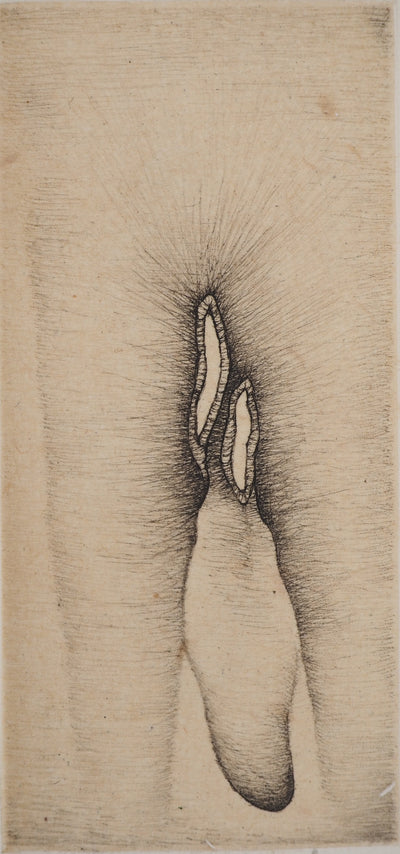 Fred DEUX : Petit manuel : L'oubli, Gravure originale (photo de détail 2) - Crédit photo : Galerie Art.Paris