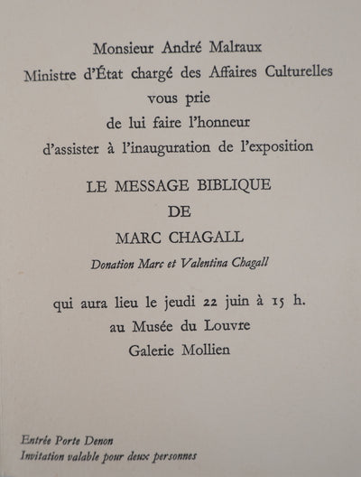 Marc CHAGALL : Moïse et les Tables de la Loi, Lithographie originale (photo de détail 7) - Crédit photo : Galerie Art.Paris