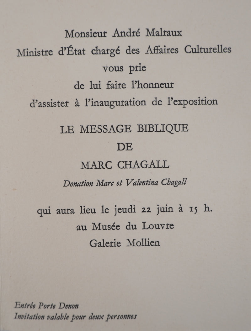 Marc CHAGALL : Moïse et les Tables de la Loi, Lithographie originale (photo de détail 7) - Crédit photo : Galerie Art.Paris