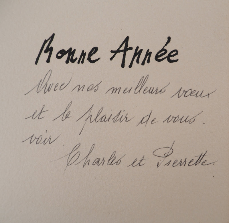 Marc CHAGALL : Double visage au bouquet, Lithographie originale (photo de détail 6) - Crédit photo : Galerie Art.Paris