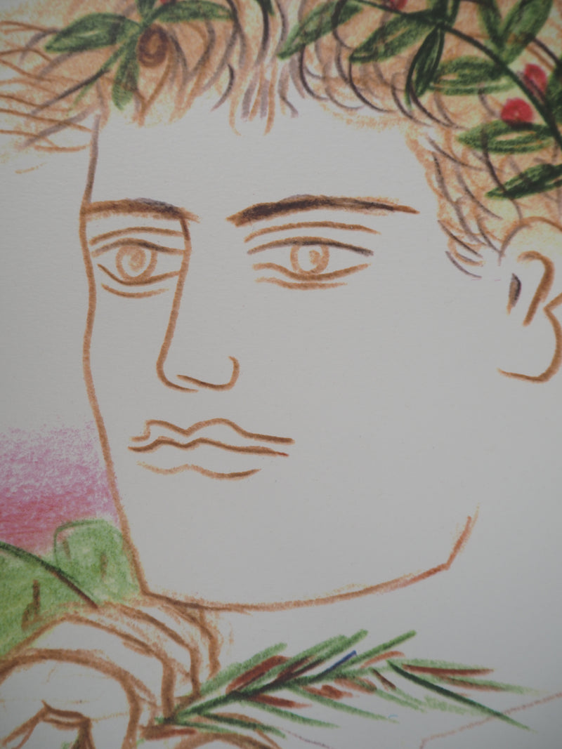 Alekos FASSIANOS : Hercule à la rose, Sérigraphie originale signée