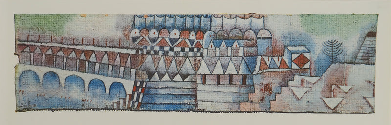 Paul KLEE : Le pont de la ville, Héliogravure originale (vue générale) - Crédit photo : Galerie Art.Paris