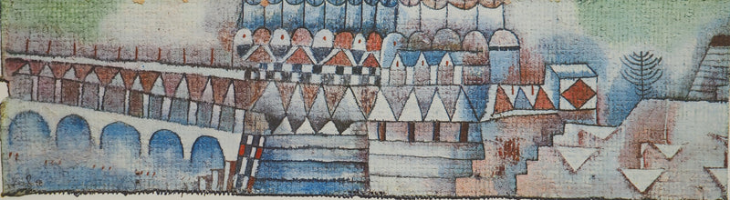 Paul KLEE : Le pont de la ville, Héliogravure originale (photo de détail 2) - Crédit photo : Galerie Art.Paris