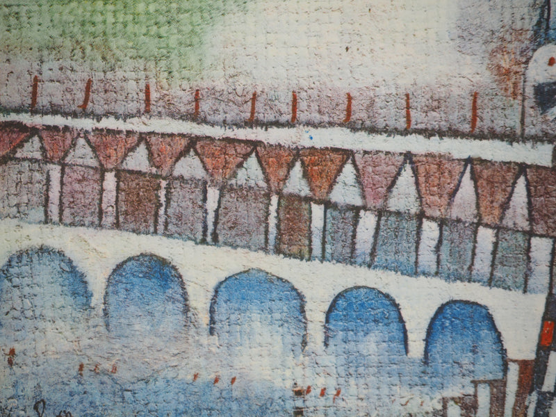 Paul KLEE : Le pont de la ville, Héliogravure originale (photo de détail 4) - Crédit photo : Galerie Art.Paris