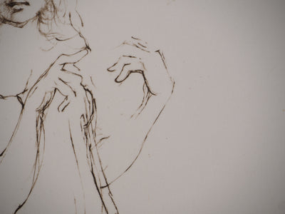 Leonor FINI : Voluptueuse, Gravure originale (photo de détail 8) - Crédit photo : Galerie Art.Paris