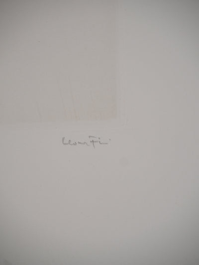 Leonor FINI : L'insensible, Gravure originale (photo de détail 4) - Crédit photo : Galerie Art.Paris