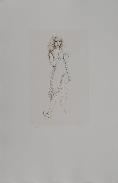 Leonor FINI : En nuisette, Gravure originale (photo de détail 2) - Crédit photo : Galerie Art.Paris