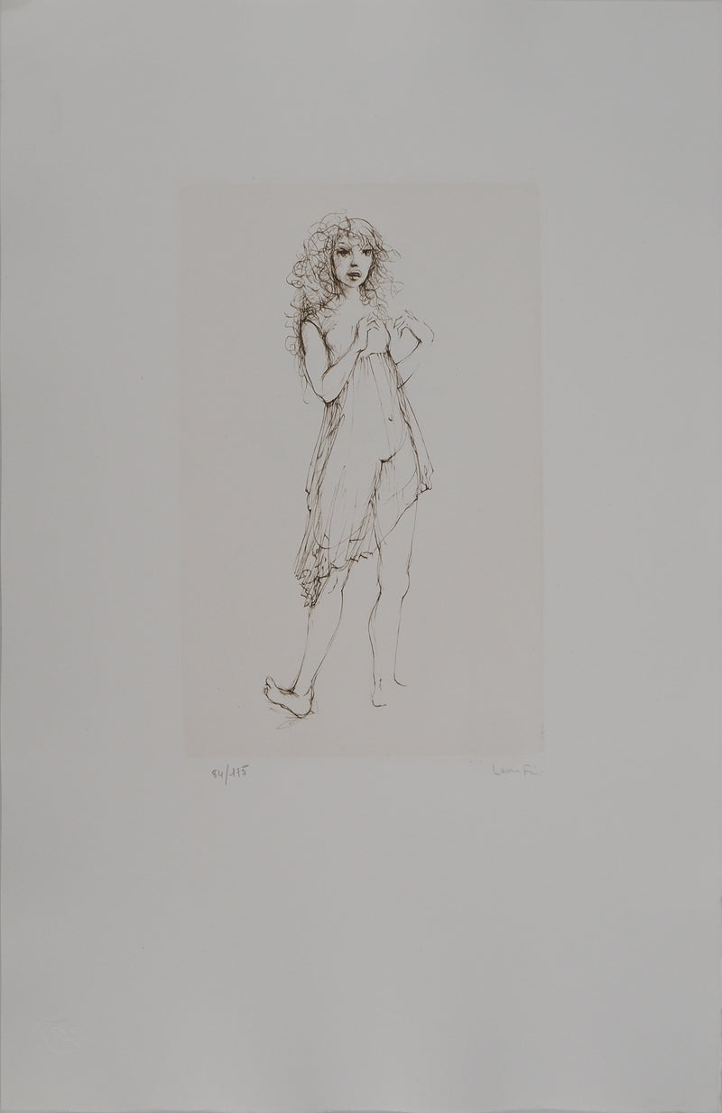 Leonor FINI : En nuisette, Gravure originale (photo de détail 2) - Crédit photo : Galerie Art.Paris