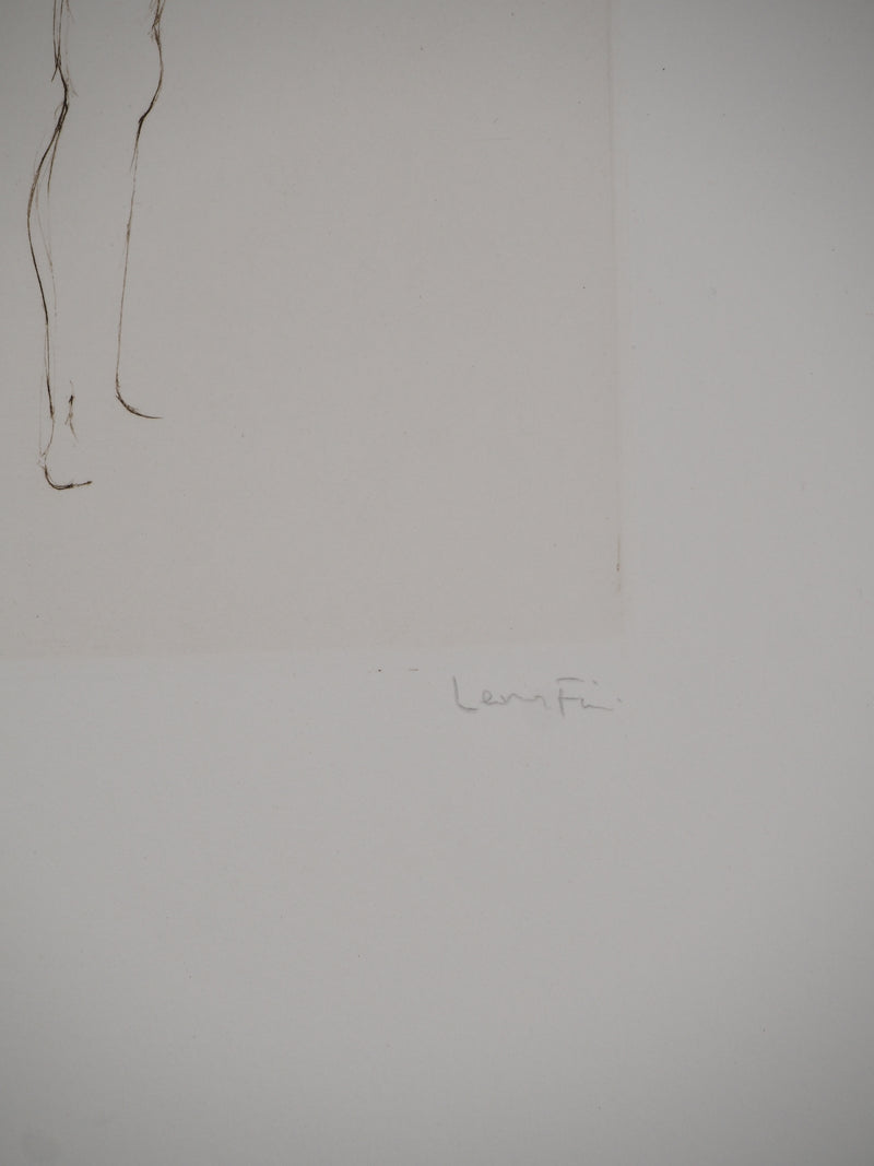 Leonor FINI : En nuisette, Gravure originale (photo de détail 3) - Crédit photo : Galerie Art.Paris