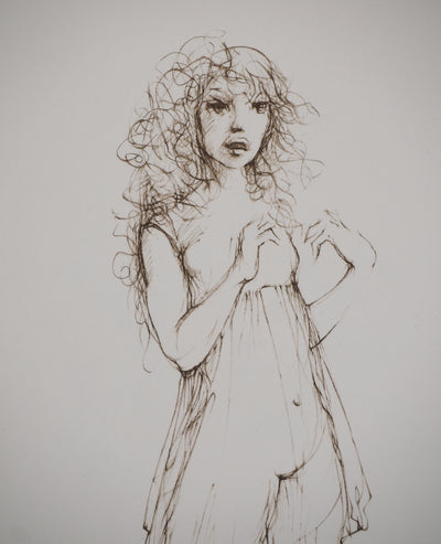 Leonor FINI : En nuisette, Gravure originale (photo de détail 5) - Crédit photo : Galerie Art.Paris