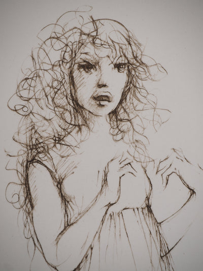 Leonor FINI : En nuisette, Gravure originale (photo de détail 7) - Crédit photo : Galerie Art.Paris