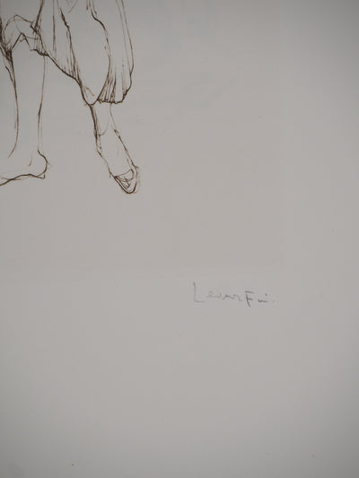 Leonor FINI : La paysanne, Gravure originale (photo de détail 3) - Crédit photo : Galerie Art.Paris