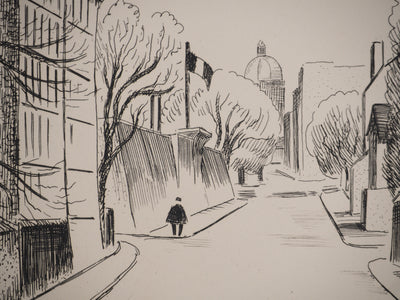 Louis NEILLOT : La gloire de Paris : Quartier des Gobellins, Gravure originale (photo de détail 4) - Crédit photo : Galerie Art.Paris