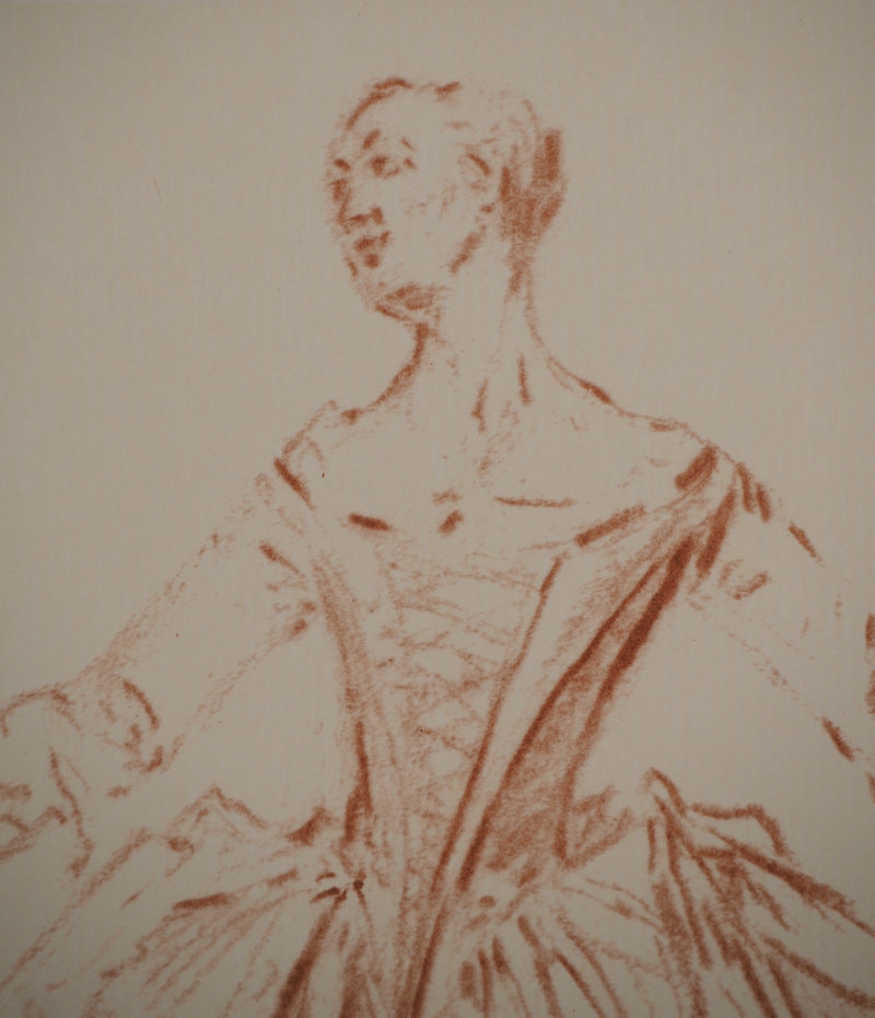 Nicolas LANCRET : La danseuse Camargo, Héliogravure originale (photo de détail 3) - Crédit photo : Galerie Art.Paris